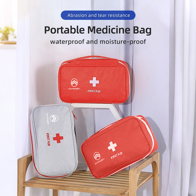 First Aid Bag Kit - Araba Taşınabilir İlk Yardım Tıbbi Kiti