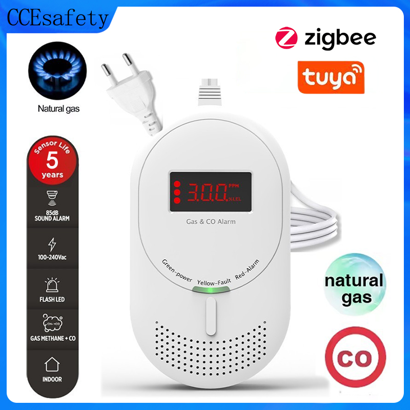 CCEsafety Zigbee Tuya Gaz CO D - Co Detector Plug incelemesi ve fiyatı